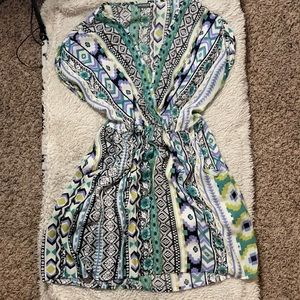 Earthbound trading co mid length boho print dress